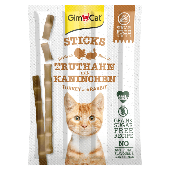 Recompense pentru pisici Gimcat Curcan&Iepure 4buc - Animax