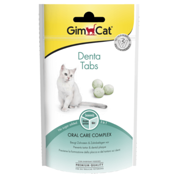 Recompense pentru pisici GimCat Denta Tabs 40g - Animax