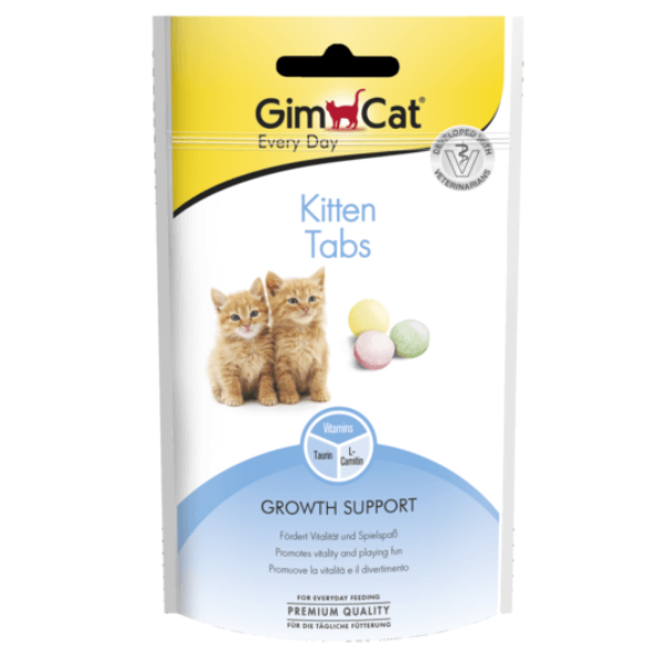 Recompense pentru pisici GimCat Kitten Tabs 40g - Animax