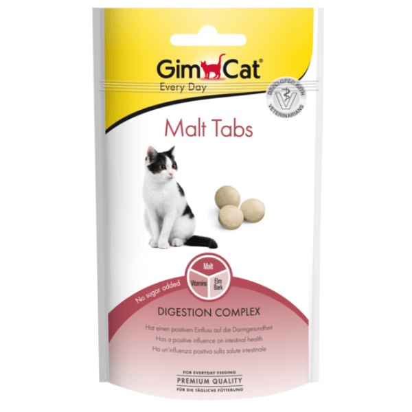 Recompense pentru pisici GimCat Malt Tabs 40g - Animax