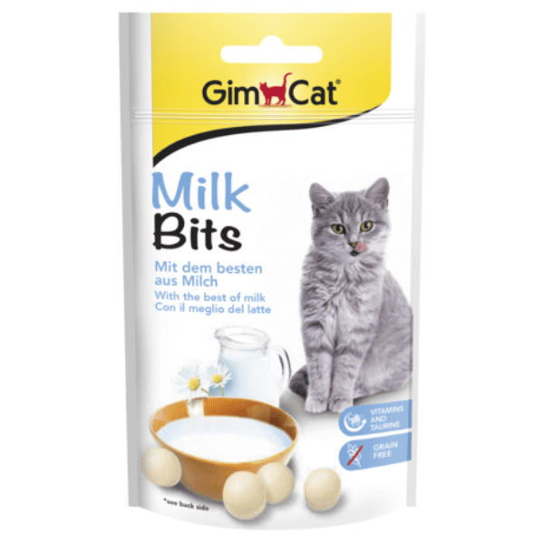 Recompense pentru pisici GimCat Milk Bits 40g - Animax