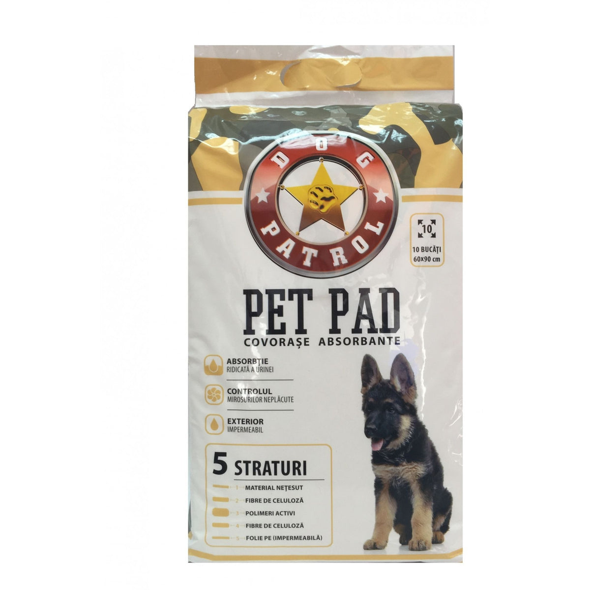 Covorase absorbante pentru caini Dog Patrol 60x90cm - Animax
