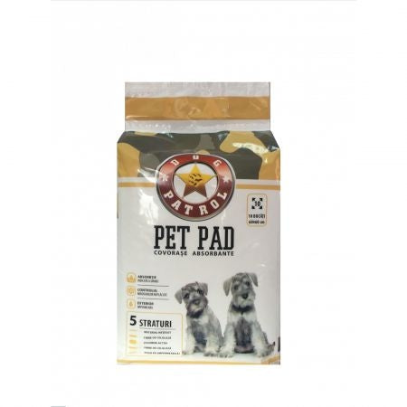 Covorase absorbante pentru caini Dog Patrol 60x60cm - Animax