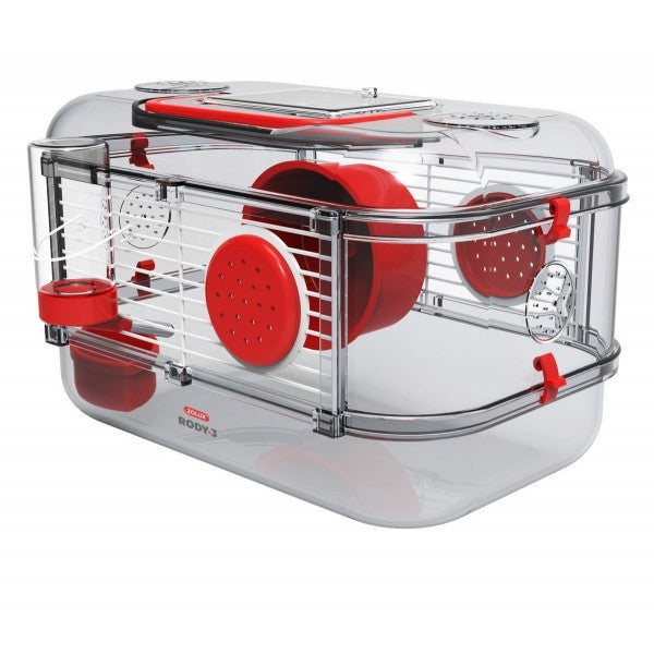 Cusca pentru rozatoare Rody Mini Rosu 33X21X18cm - Animax