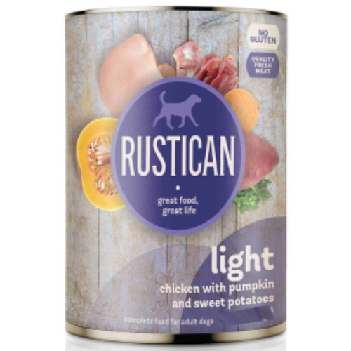 Hrana umeda pentru caini Rustican Light Pui/Dovleac 800g - Animax