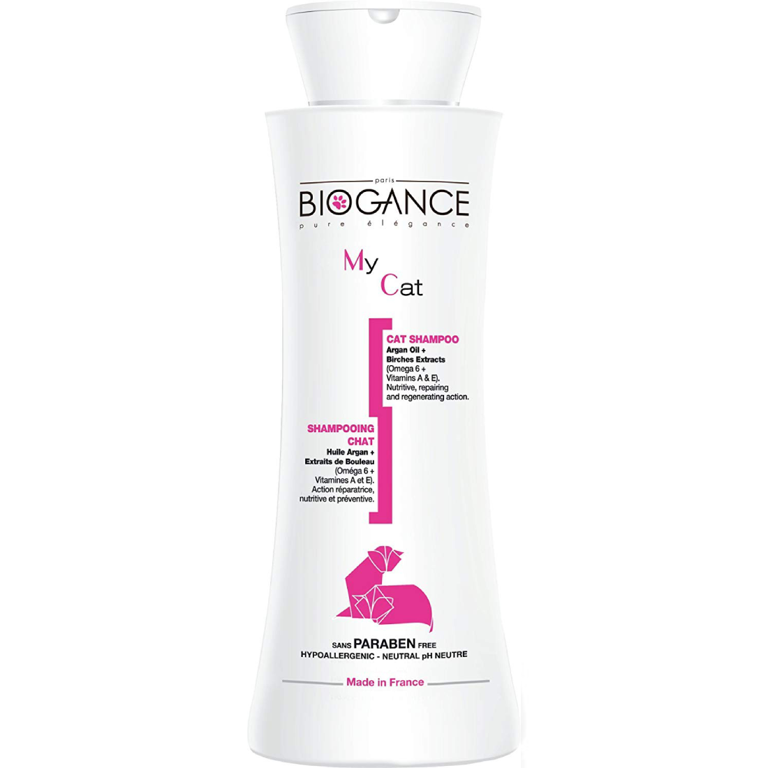 Sampon pentru pisici Biogance Cat Shampoo Argan Oil 250ml - Animax