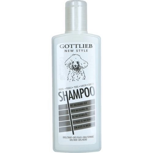Sampon pentru caini Gottlieb Poodle Grey-Black 300 ml - Animax