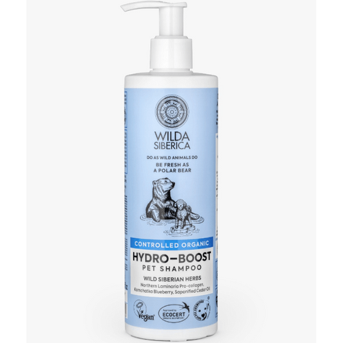 Sampon hidratant pentru caini si pisici Wilda Siberica Hydro Boos 400ml - Animax