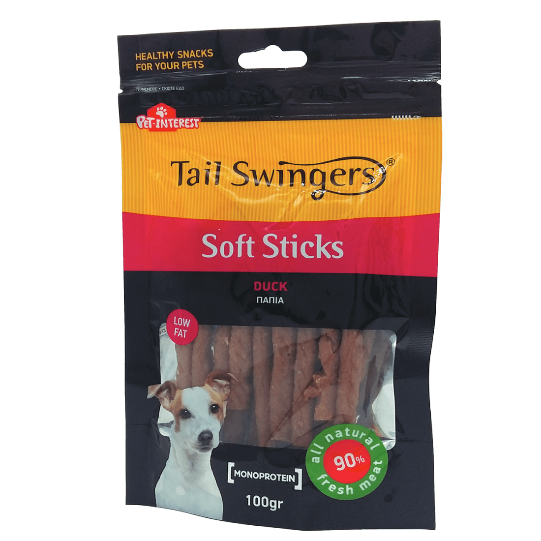 Snack baton cu rata TAIL SWINGERS 100g - Animax