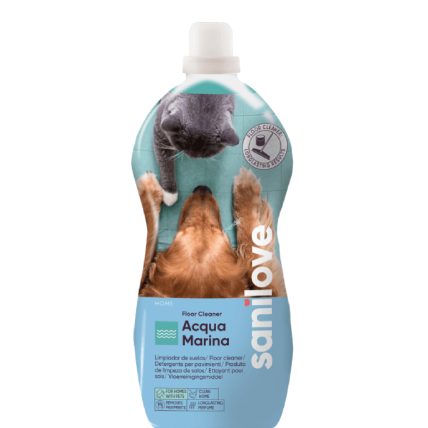 Solutie pentru pardoseli Sanilove Floor Cleaner Aqua Marina 1.5L - Animax