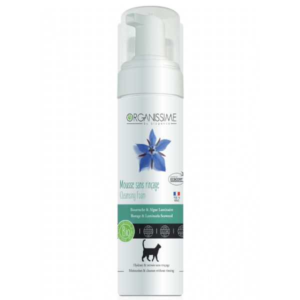 Spuma de curatare pentru caini si pisici Biogance Cleansing Foam Borage 200ml - Animax