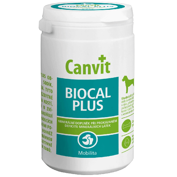 Supliment pentru caini Canvit Biocal Plus Dogs 230g - Animax