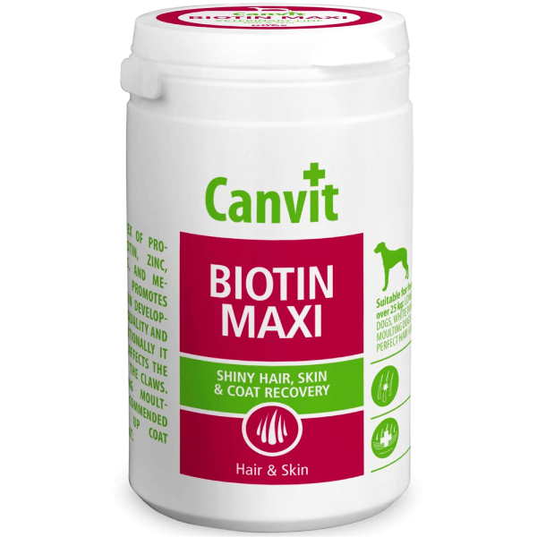 Supliment pentru caini Canvit Biotin Maxi Dogs 230g - Animax