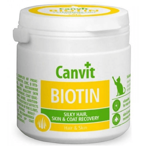Supliment pentru pisici Canvit Biotin Cats 100g - Animax