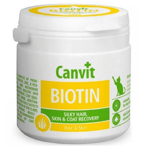 Supliment pentru pisici Canvit Biotin Cats 100g - Animax