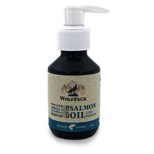 Ulei de somon pentru caini si pisici Wolfpack 100ml - Animax