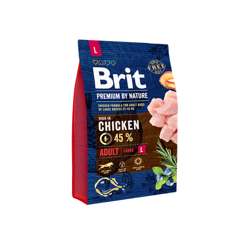 Hrana uscata pentru caini Brit Premium By Nature Junior L 3 Kg - Animax