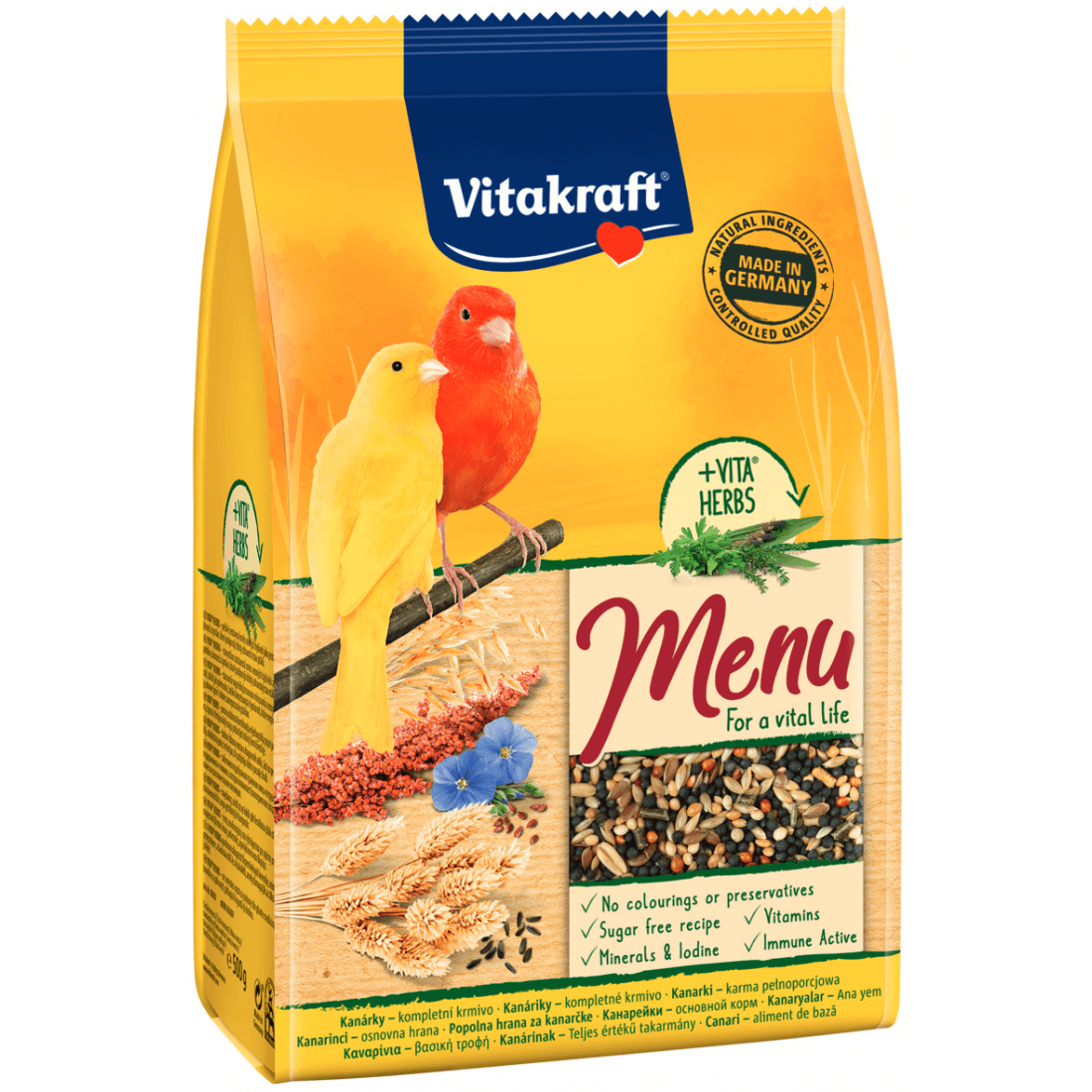 Hrana pentru canari Vitakraft Premium Menu 500G - Animax