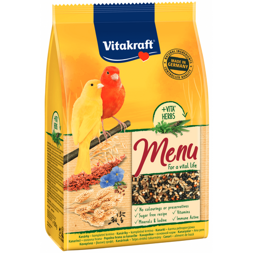 Hrana pentru canari Vitakraft Premium Menu 500G - Animax