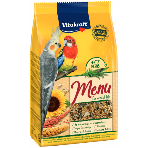 Hrana pentru nimfe Vitakraft Premium Menu 1KG - Animax