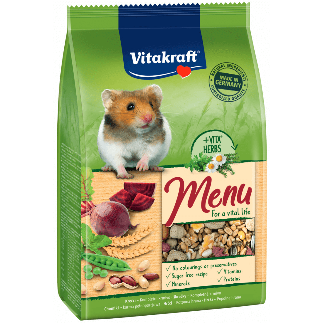 Hrana pentru hamsteri Vitakraft Premium Menu 400G - Animax