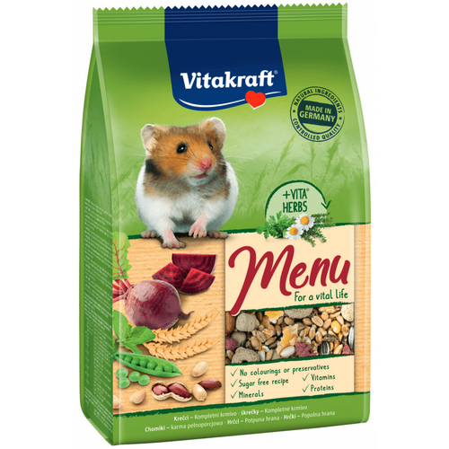 Hrana pentru hamsteri Vitakraft Premium Menu 400G - Animax