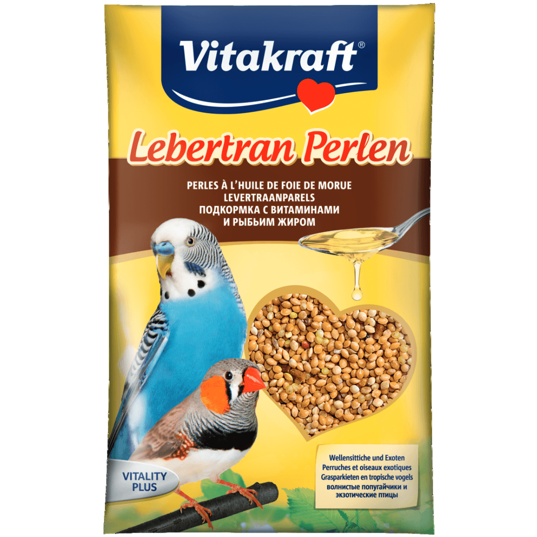 Vitamine pentru perusi Vitakraft Ulei Cod (Lebertran) 20G - Animax