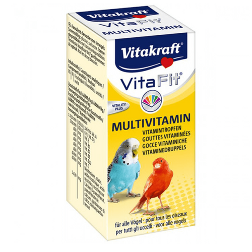 Vitamine pentru pasari exotice Vitakraft Vitafit Multivitamin 10 ml - Animax