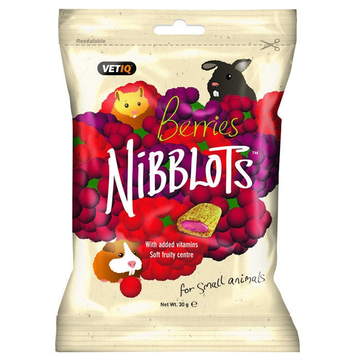 Snack pentru rozatoare cu fructe de padure Vetiq Nibblots 30g - Animax