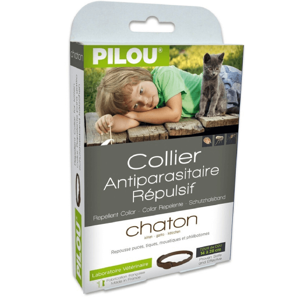 Zgarda antiparazitara pentru pisici Pilou Junior 35cm - Animax