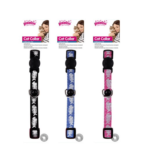 Zgarda pentru pisici Pawise Fishbone - Animax